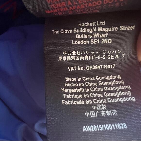 Hackett London Aston Martin Racing Red Down Puffer Jacket Toddler Size 24 months - Picture 10 of 16